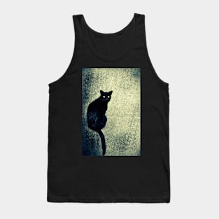 Black cat Tank Top